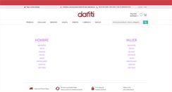 Desktop Screenshot of dafiti.com.co